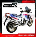 exhaust muffler DOMINATOR OV fits to Honda XRV 750 AFRICA TWIN RD04 1990  1992 3