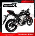 kompletny układ wydechowy z tłumikiem DOMINATOR Full System GP1 pasujący do motocykla Suzuki GSX S 125 2017 - 2019 3
