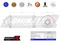 exhaust muffler DOMINATOR GP1 fits to Suzuki GSXR 1000 K7 K8 2007  2008 2