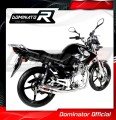 kompletny układ wydechowy z tłumikiem DOMINATOR Full System GP1 pasujący do motocykla Yamaha YBR 125 2009 - 2018 3