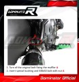 kompletny układ wydechowy z tłumikiem DOMINATOR Full System HP1 pasujący do motocykla Kawasaki VERSYS 650 2015