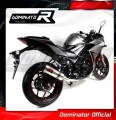 kompletny układ wydechowy z tłumikiem DOMINATOR Full System HP3 pasujący do motocykla Yamaha YZF R3 2015 - 2018 3