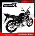 complete exhaust system with muffler DOMINATOR Full System ROUND fits to Yamaha YBR 125 2009  2018 3