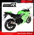 exhaust muffler DOMINATOR HP3 fits to Kawasaki ZX250R 2008  2012 3
