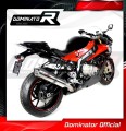 exhaust muffler DOMINATOR homologated road legal ROUND fits to S1000RR 2015  2016 2