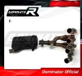decat tłumik środkowy DOMINATOR Mid Pipe pasujący do motocykla GSXR 750 K8-K9 L0 2008 - 2010 3
