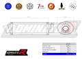wydech tłumik DOMINATOR Owalny pasujący do motocykla Triumph DAYTONA 675 - 2012  2