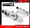 wydech tłumik DOMINATOR Okrągły pasujący do motocykla Honda VTR 1000F Firestorm 1998 - 2001 2
