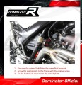 wydech tłumik DOMINATOR Okrągły pasujący do motocykla Yamaha XT 660 X 2004 - 2016 5