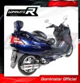 exhaust muffler DOMINATOR ROUND fits to Suzuki BURGMAN 400 1998  2002 3