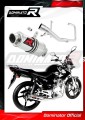 kompletny układ wydechowy z tłumikiem DOMINATOR Full System GP1 pasujący do motocykla Yamaha YBR 125 2009 - 2018
