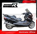 exhaust muffler DOMINATOR ROUND fits to Suzuki BURGMAN 650  2013  3